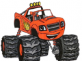 խաղ Coloring Monster Machines