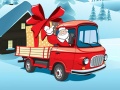 խաղ Christmas Vehicles Jigsaw