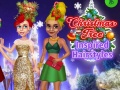 խաղ Christmas Tree Inspired Hairstyles