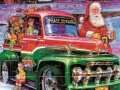 խաղ Santa Trucks Jigsaw