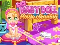 խաղ Baby Doll House Cleaning