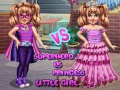 խաղ Little Girl Superhero vs Princess