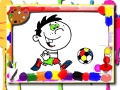 խաղ Football Coloring Time