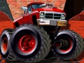 խաղ Crazy Monster Trucks Puzzle