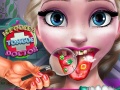 խաղ Ice Queen Tongue Doctor