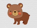 խաղ Cartoon Bear Puzzle