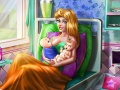 խաղ Sleepy Princess Twins Birth