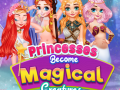 խաղ Princesses Become Magical Creatures