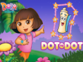 խաղ Dora The explorer Dot to Dot