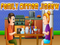 խաղ Family Dinner Jigsaw