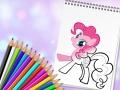 խաղ Cute Pony Coloring Book