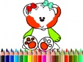 խաղ Back to School: Sweet Bear Coloring