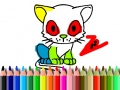 խաղ Back To School: Cat Coloring