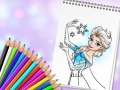 խաղ Amazing Princess Coloring Book