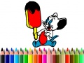 խաղ Back To School: Mouse Coloring