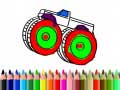 խաղ Back To School: Monster Truck Coloring