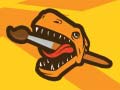 խաղ Dinosaur Warrior Coloring