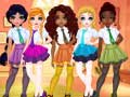 խաղ Princesses BFF Rush To School