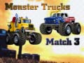 խաղ Monsters Trucks Match 3