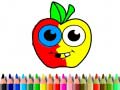 խաղ Back To School: Apple Coloring Book