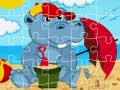 խաղ Hippo Jigsaw