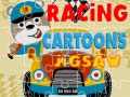 խաղ Racing Cartoons Jigsaw