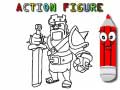 խաղ Back To School: Action Figure Coloring