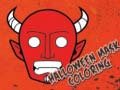 խաղ Halloween Mask Coloring Book