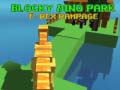 խաղ Blocky Dino Park T-Rex Rampage