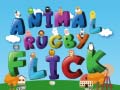 խաղ Animals Rugby Flick