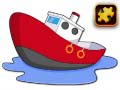 խաղ Cartoon Ship Puzzle