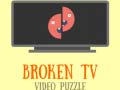 խաղ Broken TV Video Puzzle