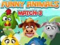 խաղ Funny Animals Match 3