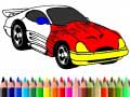 խաղ Back To School: Muscle Car Coloring