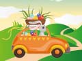 խաղ Bunnies Driving Cars Match 3