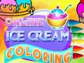 խաղ Online Ice Cream Coloring