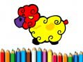 խաղ Baby Sheep Coloring