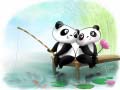 խաղ Pandas Slide