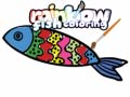 խաղ Rainbow Fish Coloring