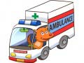 խաղ Cartoon Ambulance Puzzle