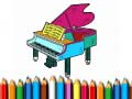 խաղ Back To School: Piano Coloring Book
