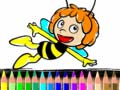 խաղ Back To School Maja the Bee Coloring Book