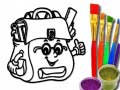 խաղ Back To School: School Bag Coloring Book