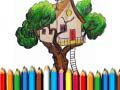 խաղ Tree House Coloring Book