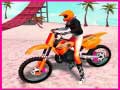 խաղ Motocross Beach Jumping Bike Stunt