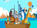 խաղ Crazy Friends Travel The World Puzzle