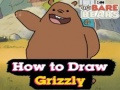 խաղ We Bare Bears How to Draw Grizzly