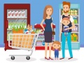 խաղ Happy Shopping Jigsaw