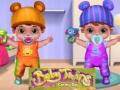 խաղ Baby Twins Caring Day