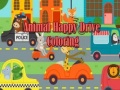 խաղ Animal Happy Drive Coloring